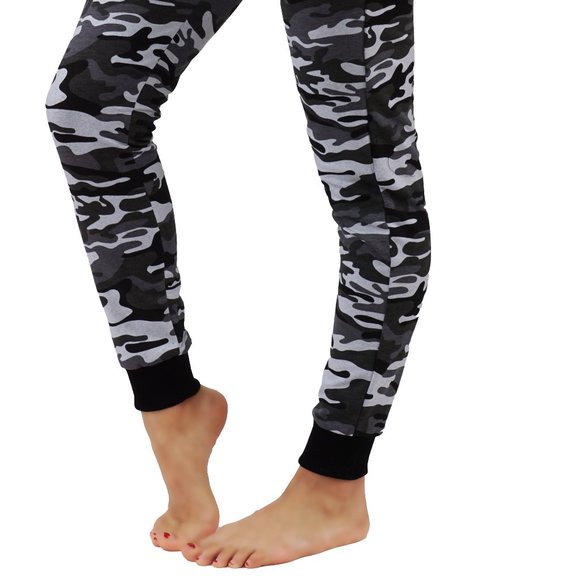 Camouflage Joggers Sweatpants with Pockets - Picture 3 of 9